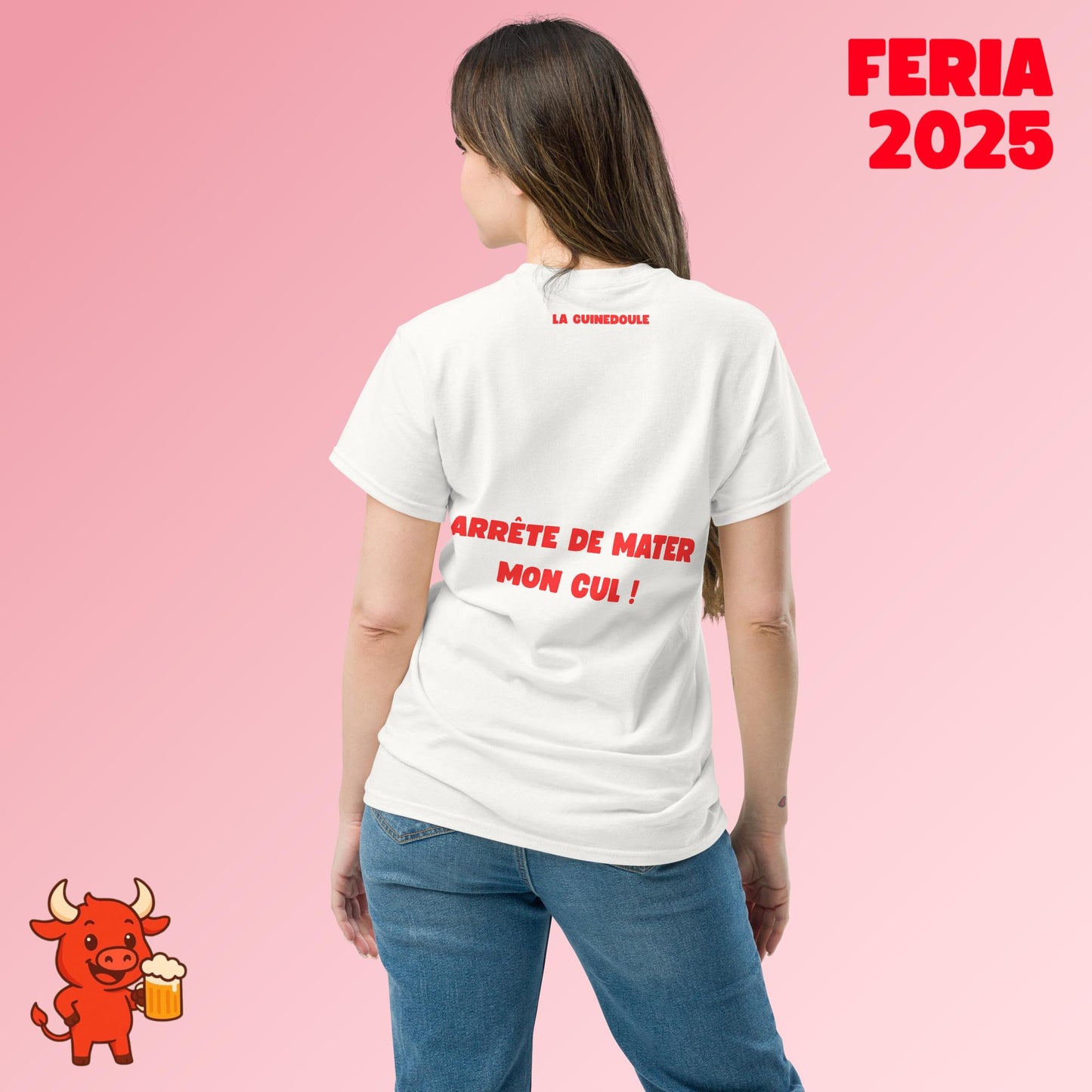 T-shirt (Femme) "ARRÊTE DE MATER..."