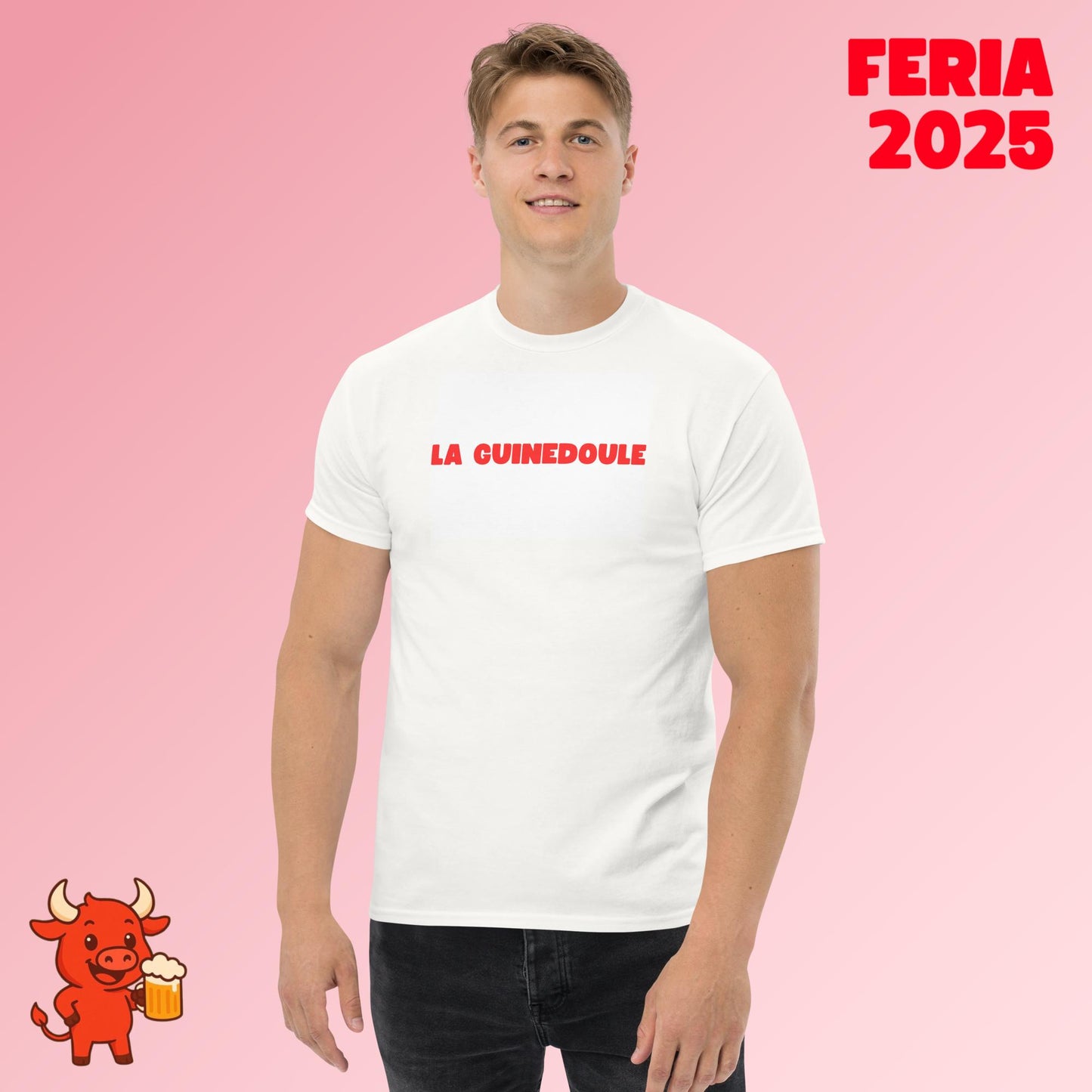 T-shirt (Homme) "JE SUIS TIMIDE MAIS J'AI UN ÉNORME CHIBRE"