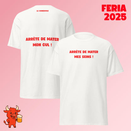 T-shirt (Femme) "ARRÊTE DE MATER..."
